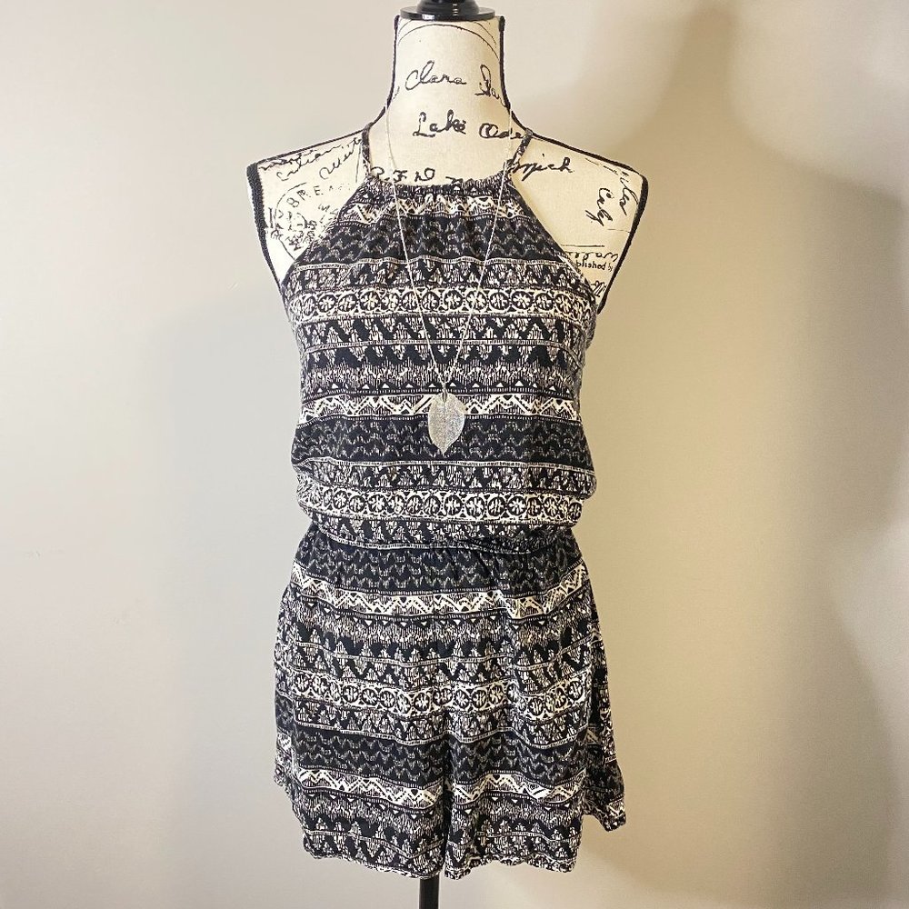 Hollister Tribal Print Romper Sz Medium